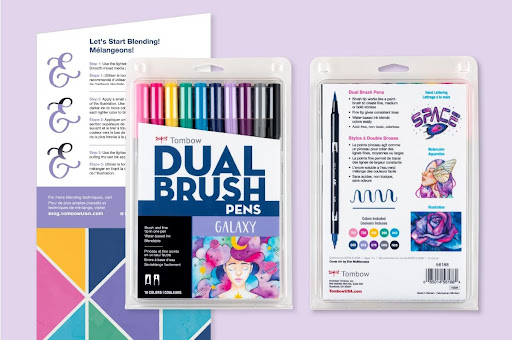 Tombow Dual Brush Pen Bright Palette Set - 10 Pack (56185