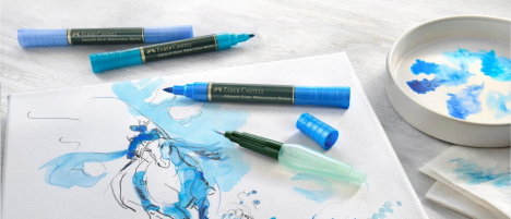 How to Use Watercolor Markers in 2023  Markers drawing ideas, Color  markers art, Water color markers